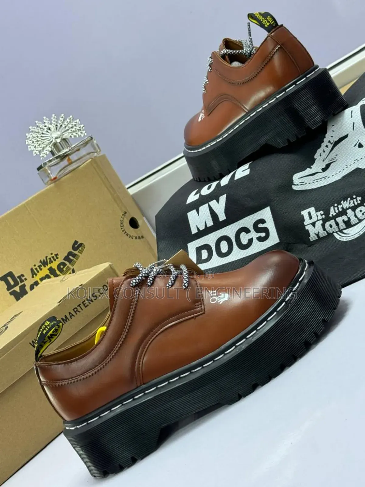 Brown Transparent Sole Dr Marten