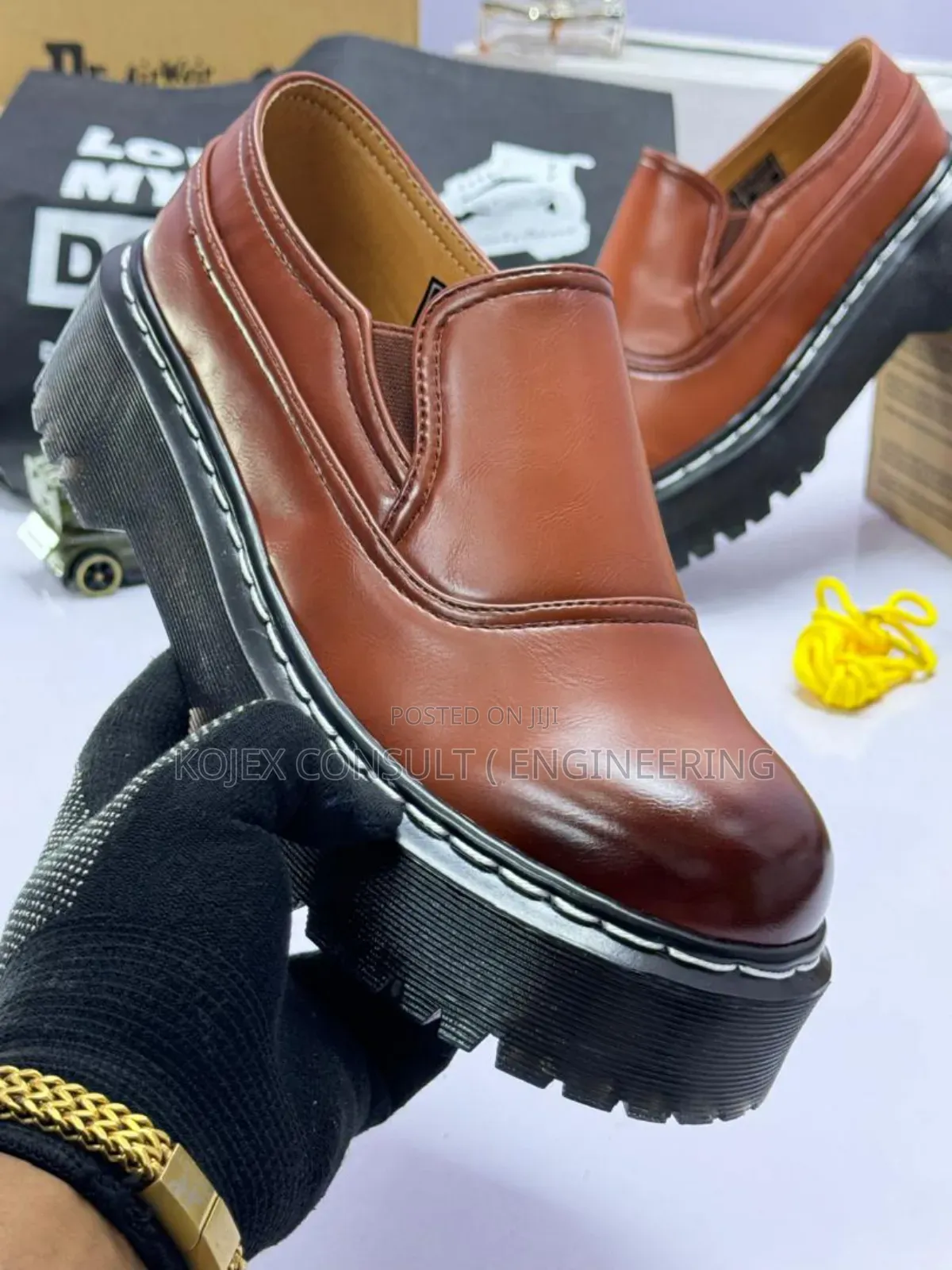 Brown Transparent Sole Dr Marten