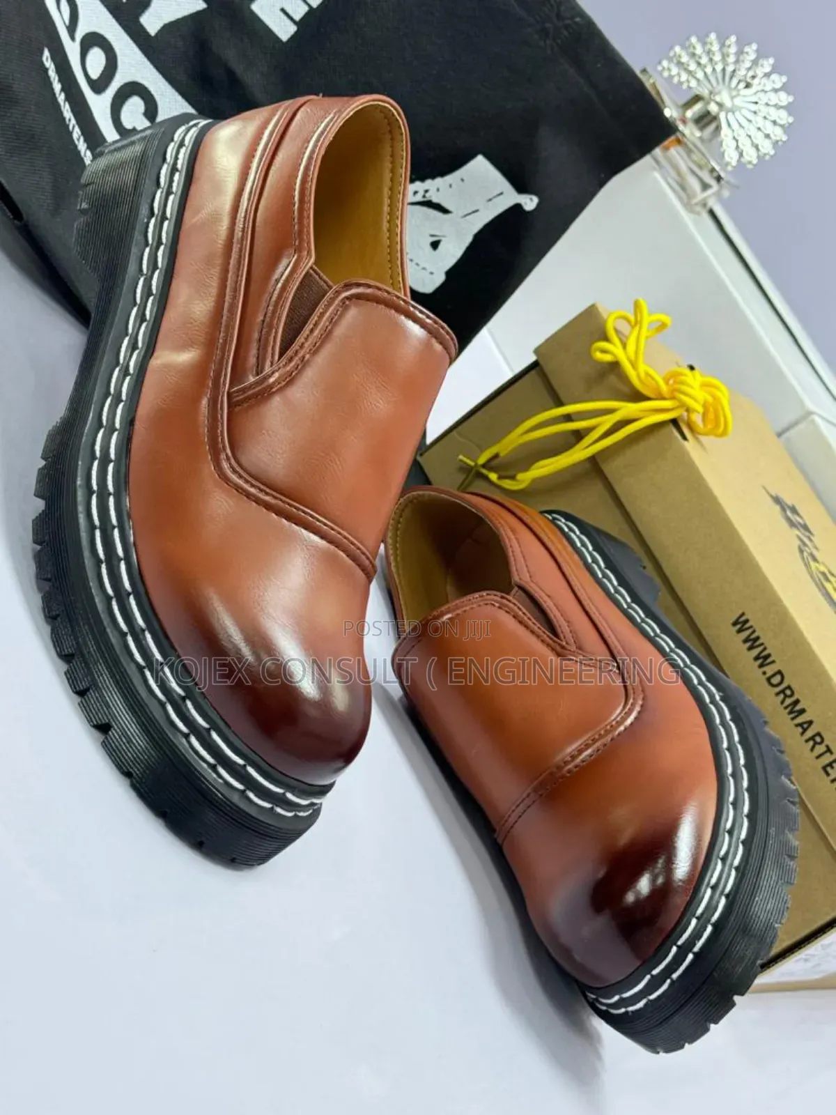 Brown Transparent Sole Dr Marten