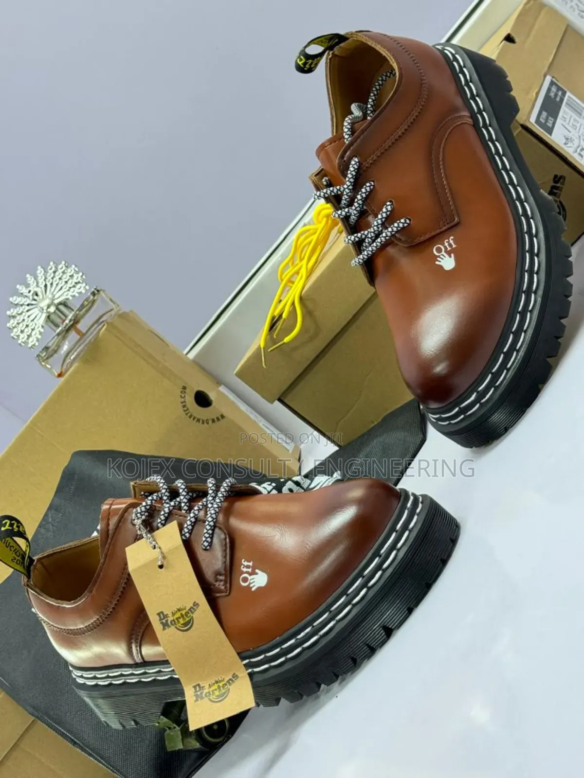 Brown Transparent Sole Dr Marten