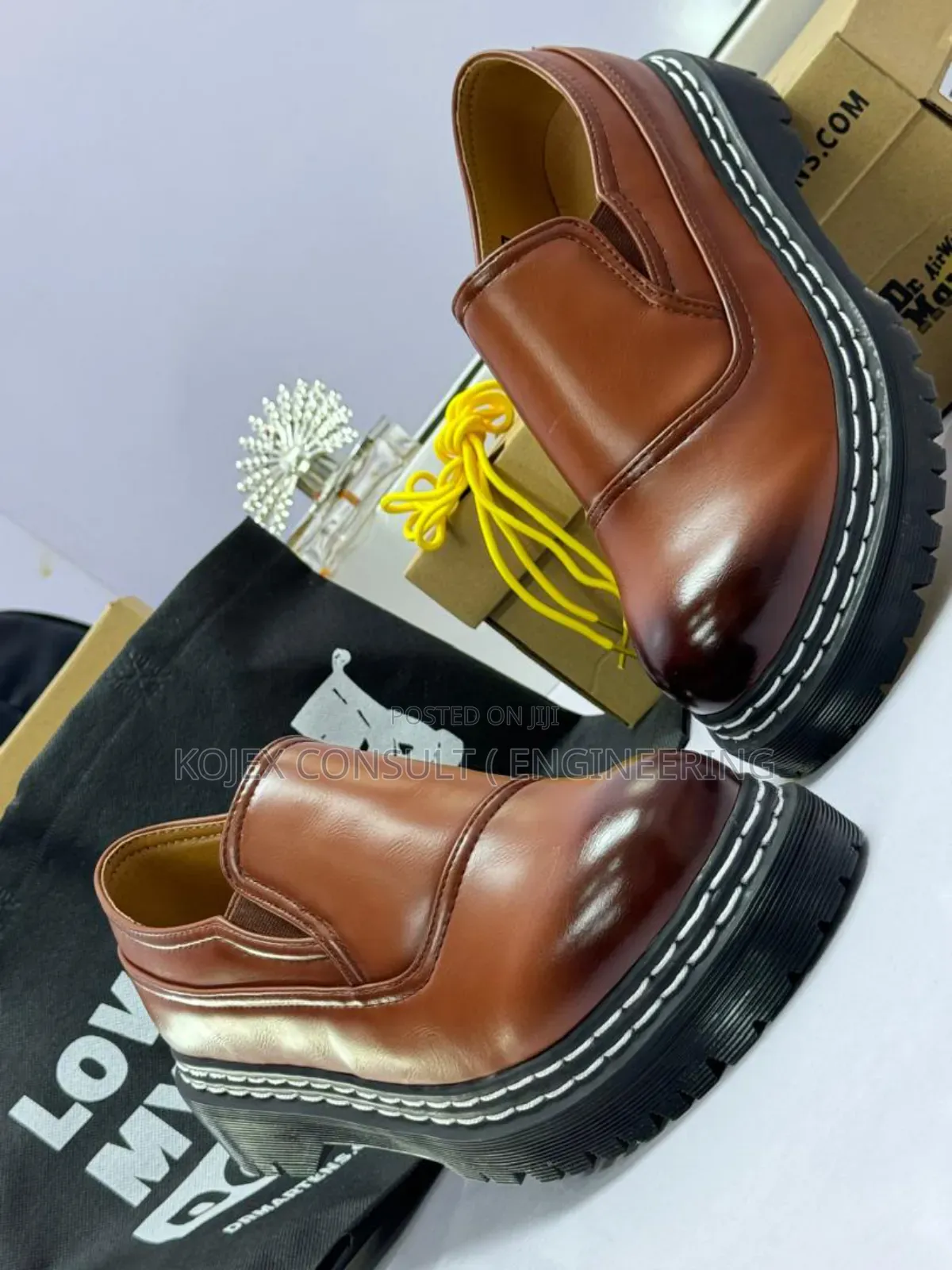 Brown Transparent Sole Dr Marten