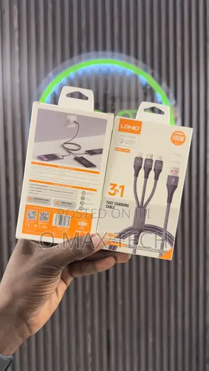 Ldnio Lc97u 100w Usb-a To Ip/Micro/Usb-c Cable Fast Charging