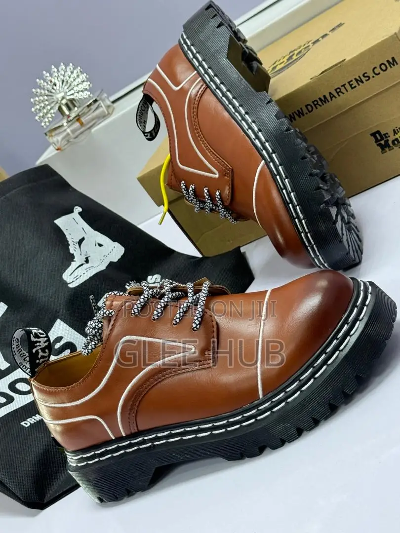 White Patterned New Doc Martens Design