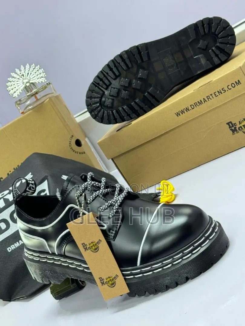 White Patterned New Doc Martens Design