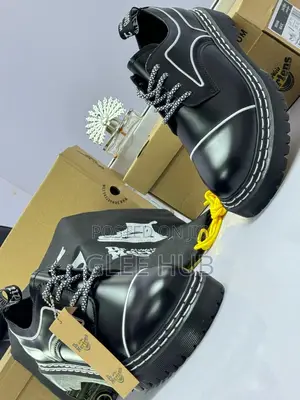 White Patterned New Doc Martens Design