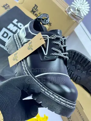 White Patterned New Doc Martens Design