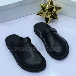 Quality Leather Mule Slippers