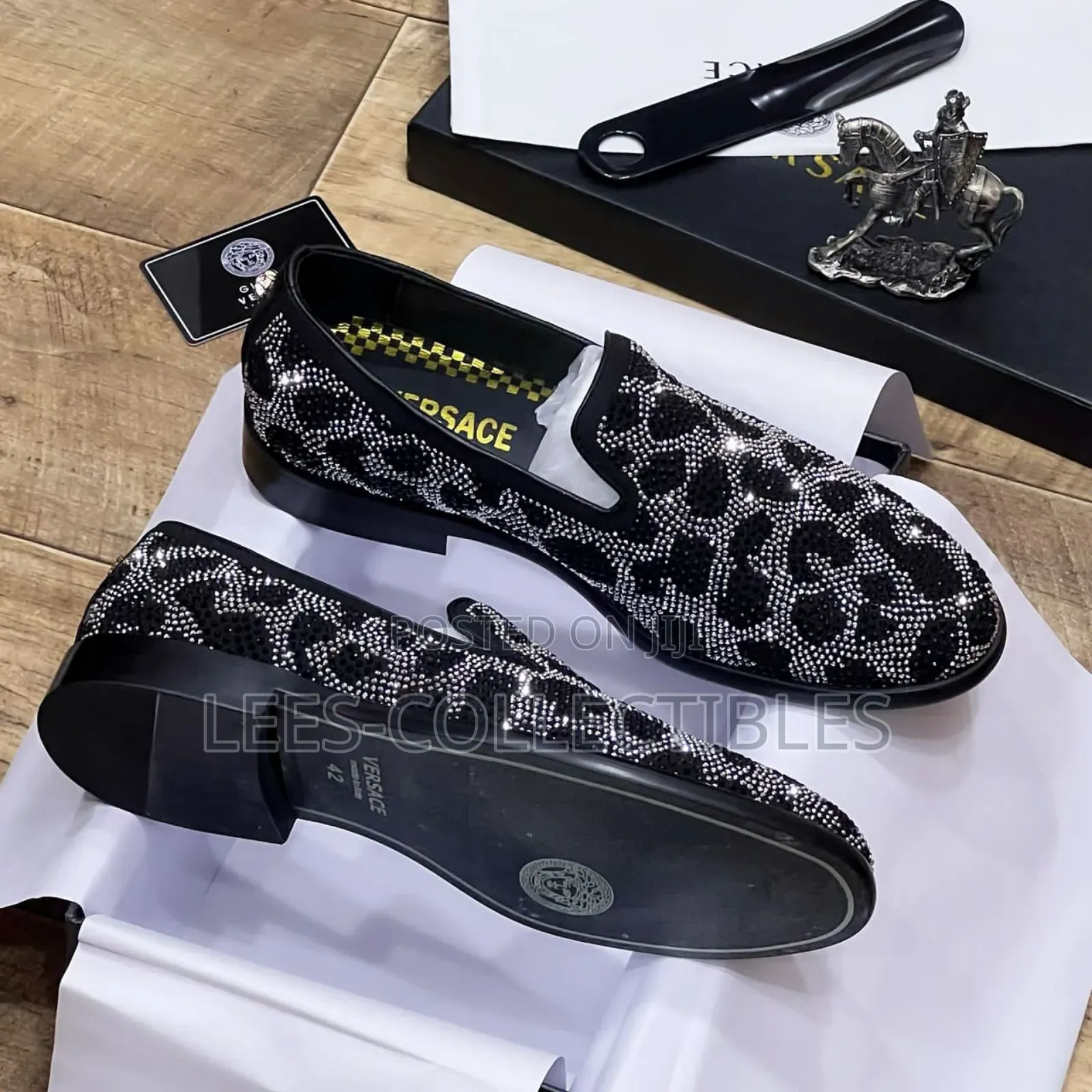 Crystal Stone Versace Shoes