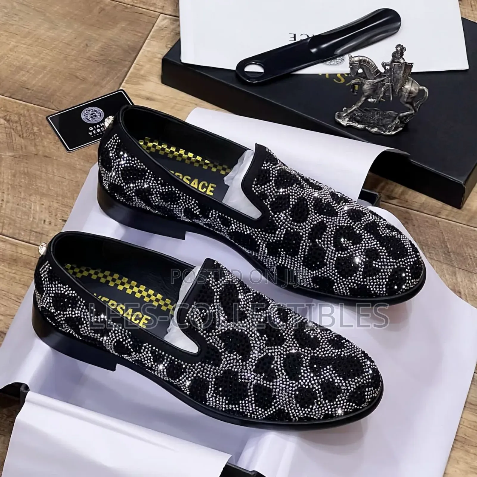 Crystal Stone Versace Shoes