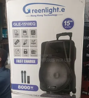Greenlight.E Public Address System. 15" 8000watts