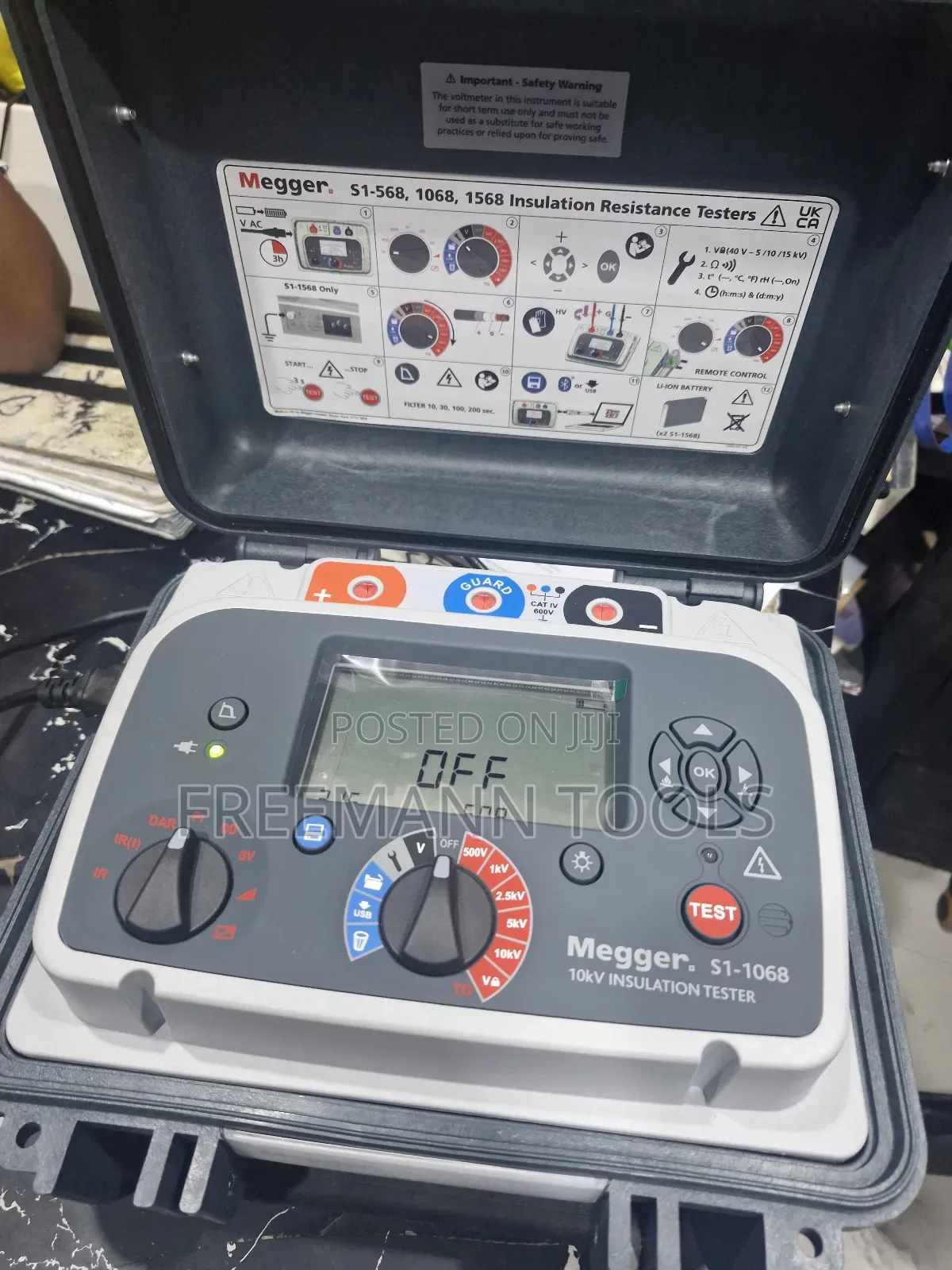Megger S1-1068 10kv Insulation Resistance Tester