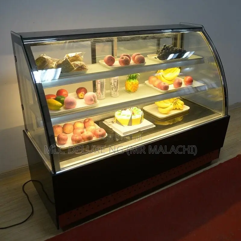 5ft Multi Purpose Cake Display Fridge (Curved Glass) 3 Steps