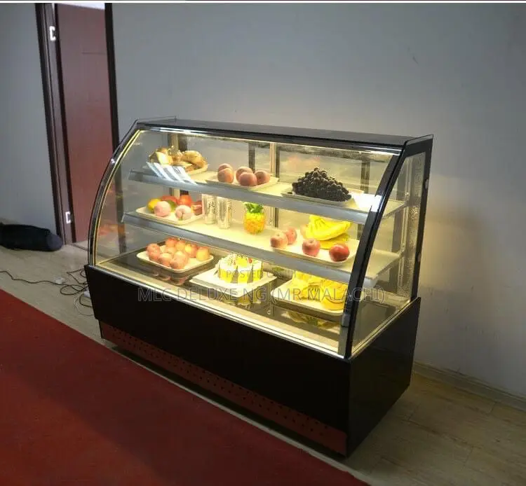 5ft Multi Purpose Cake Display Fridge (Curved Glass) 3 Steps
