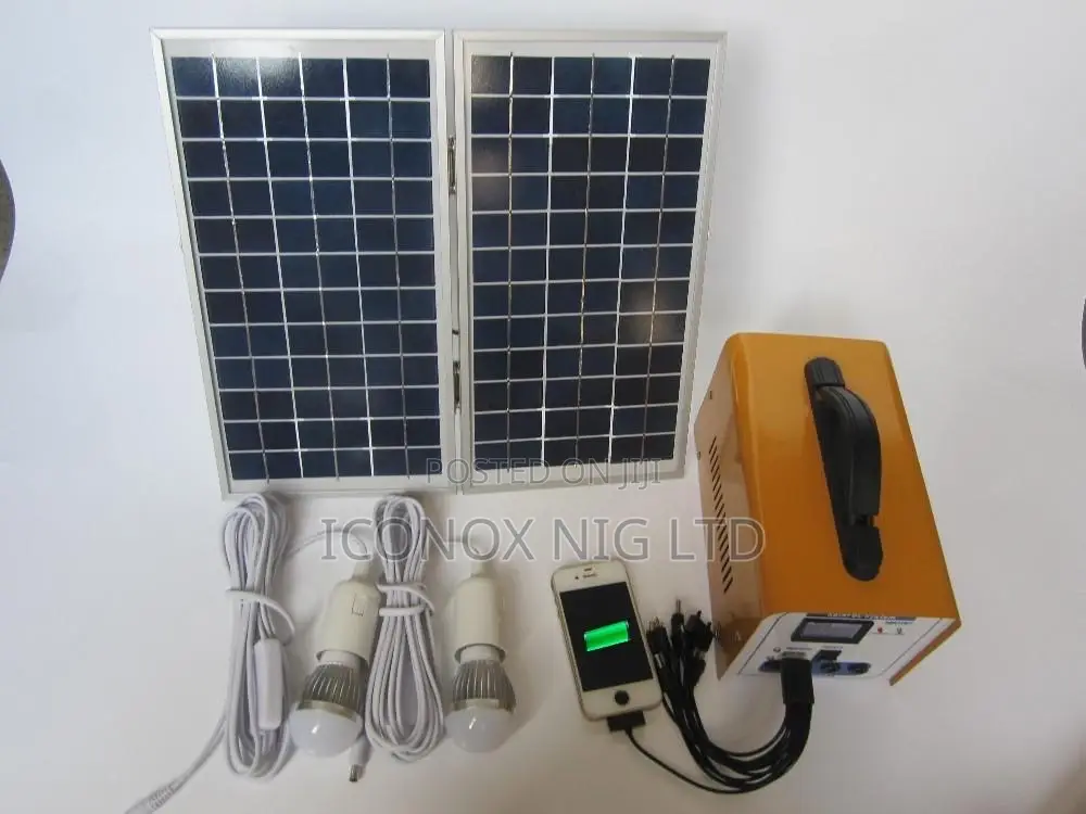 Solar Panel Light Kit, 12w 7ah Dc, 18v Solar Panel