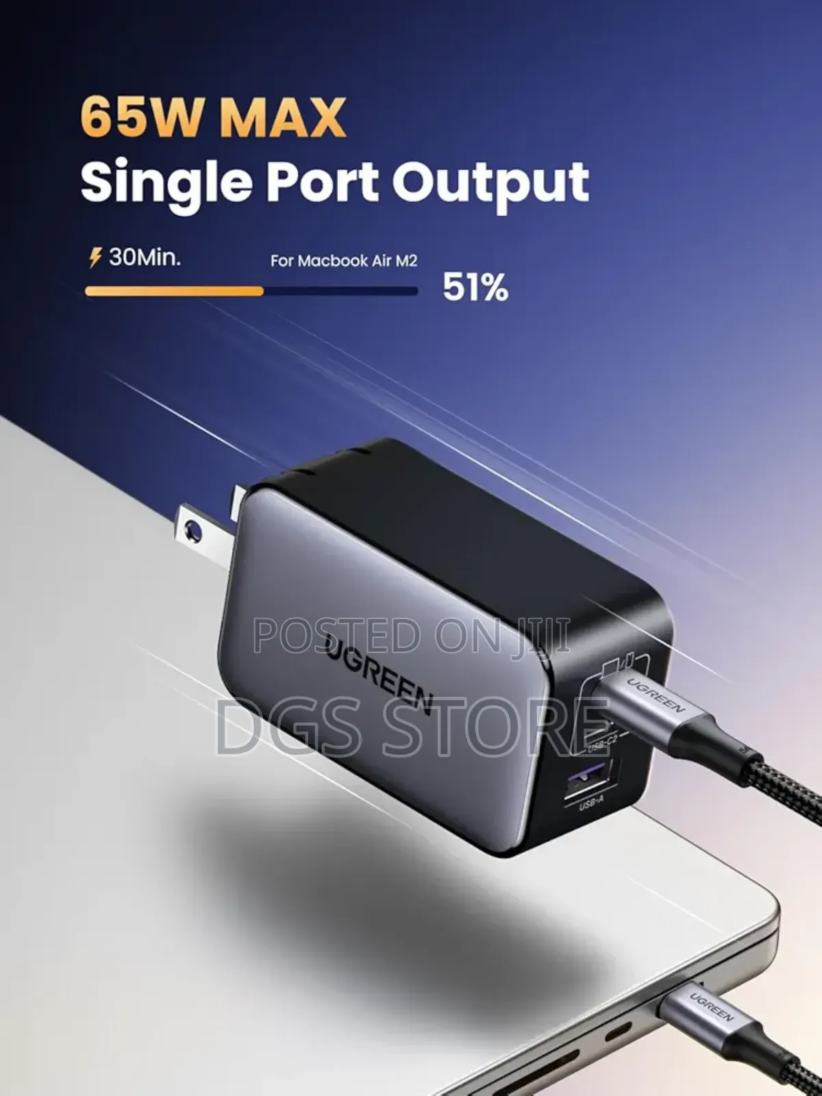 Ugreen Nexode Rg 3 Port Gan Fast Charger