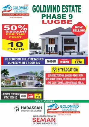Genuine Estate Land in Lugbe for Sale Back of Dunamis Church