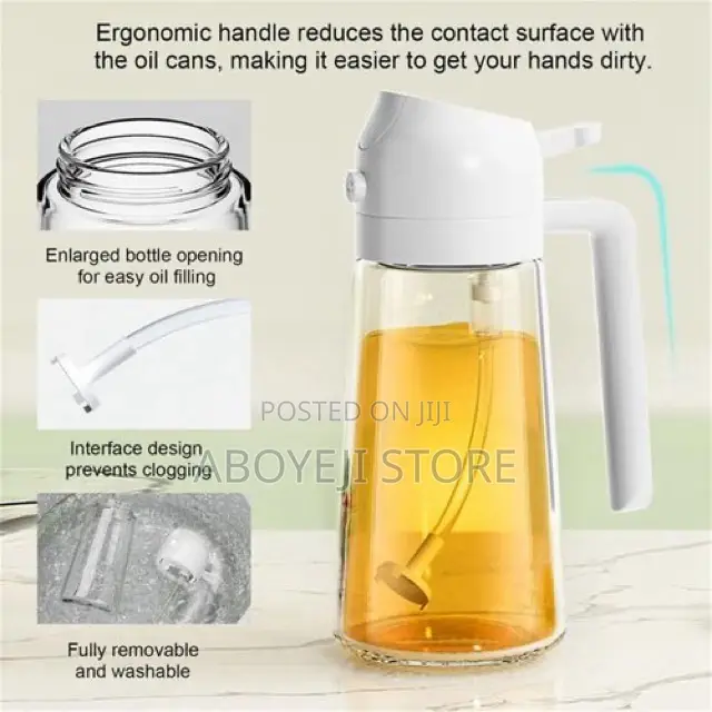 Oil Spray Bottle 2in1