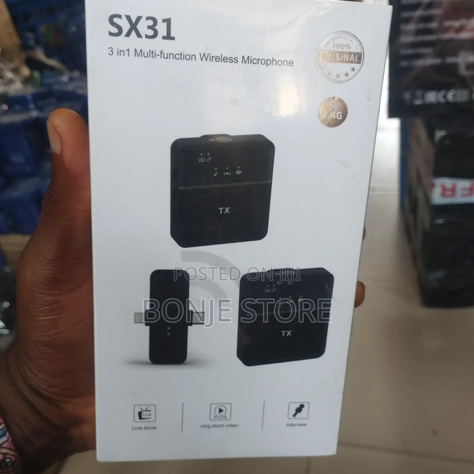 Sx31 Wireless Lavalier Microphone With Charging Case