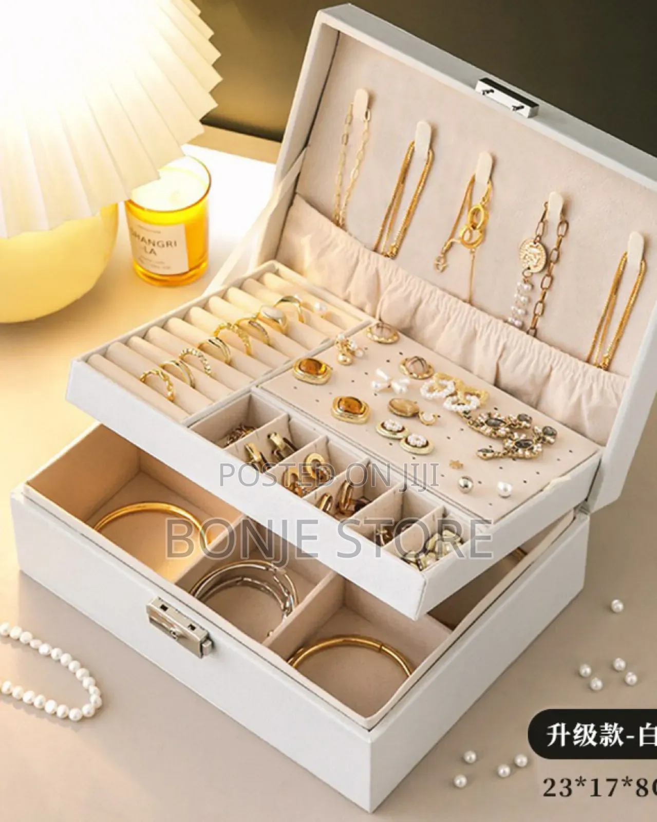 Big Size Jewelry Box With Lock