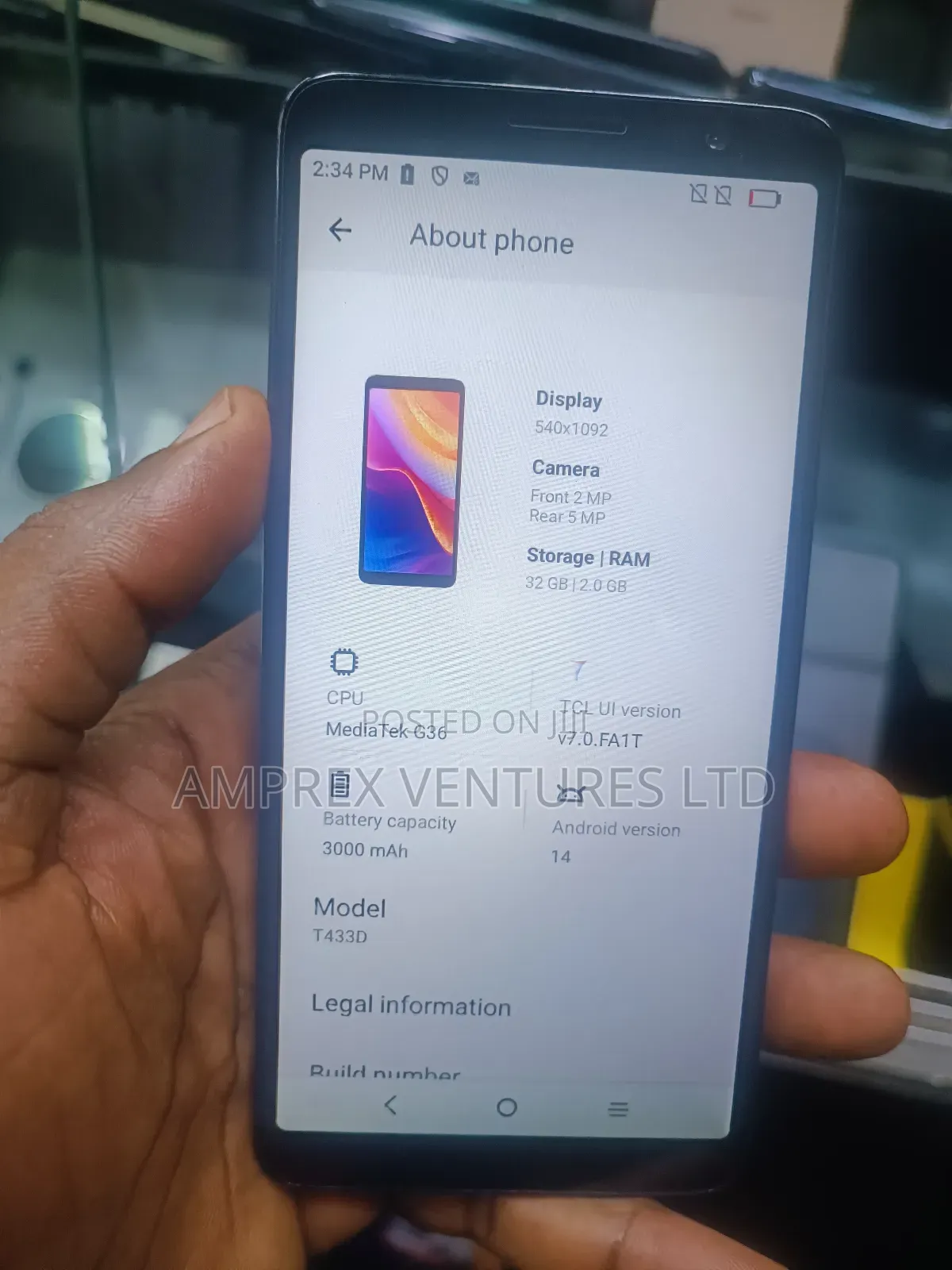 TCL 20 XE 32 GB Black