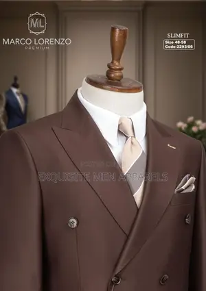 Quality Plain Button Shawl Lapel Double Breasted Men’S Suit