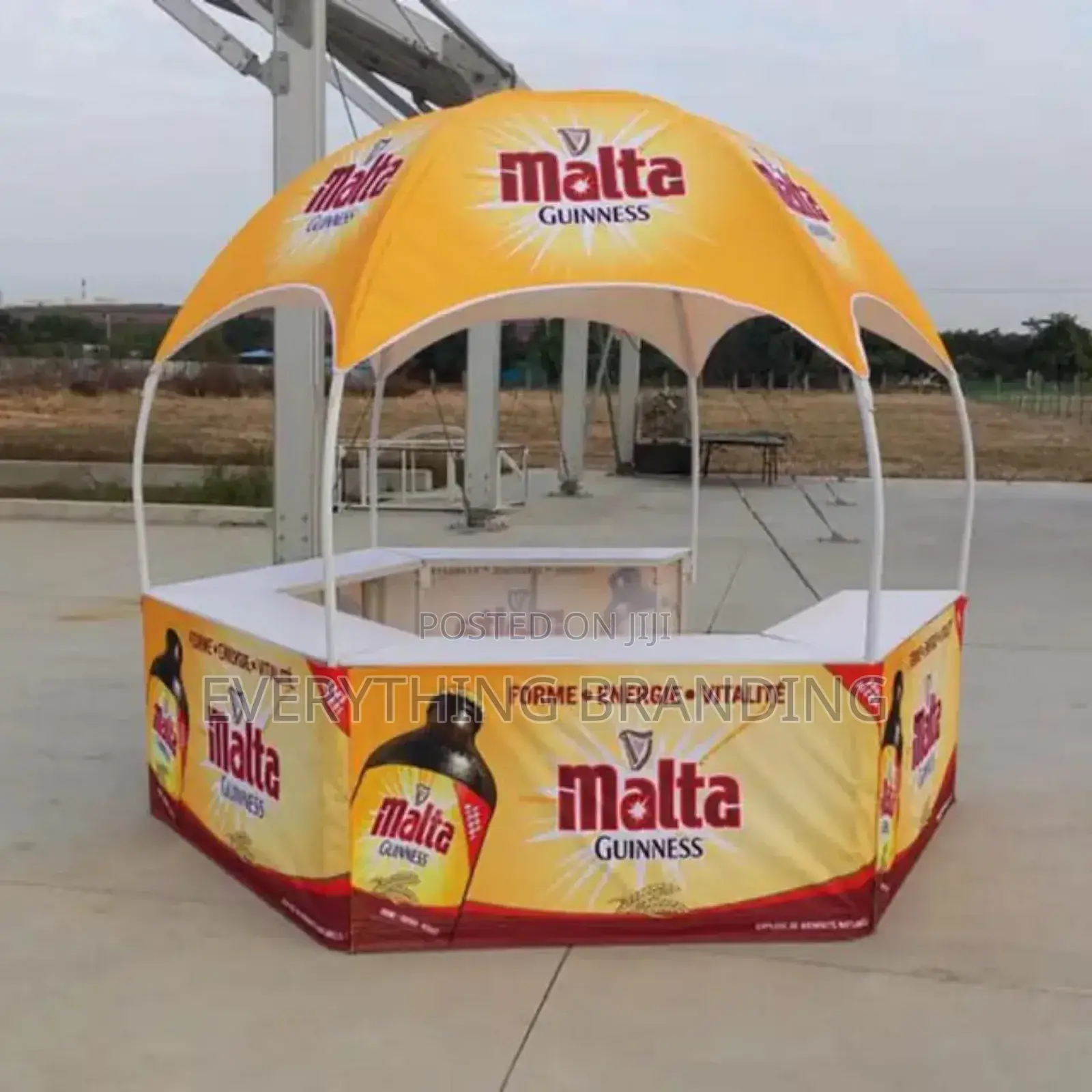 Beverage Promo Dome Tent Branding Print | Event Advertising