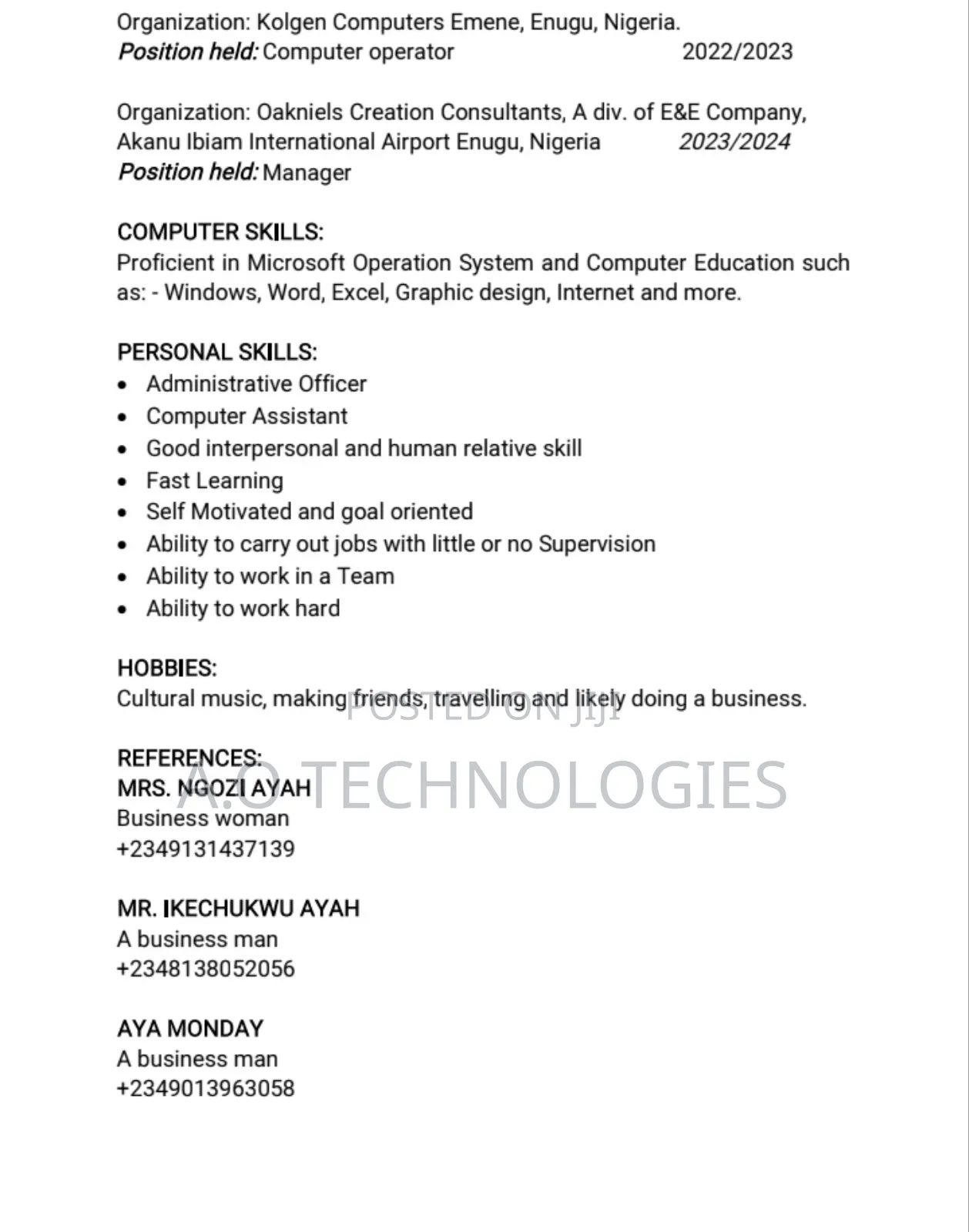 Curriculum Vitae