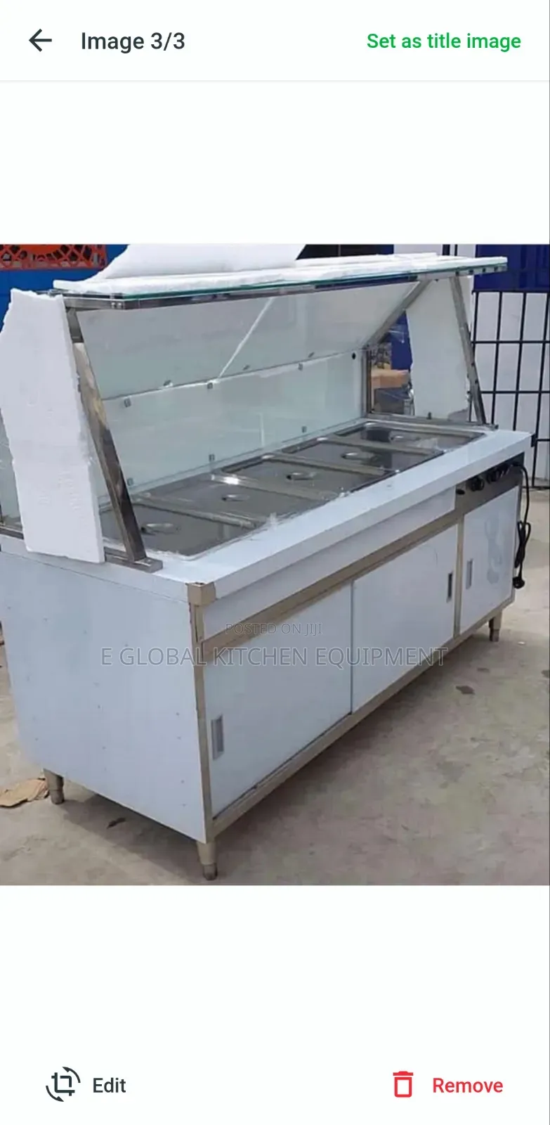 Foreign Food Warmer Display