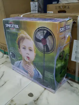 Improved Circulation Spacetek 18inches Standing Fan