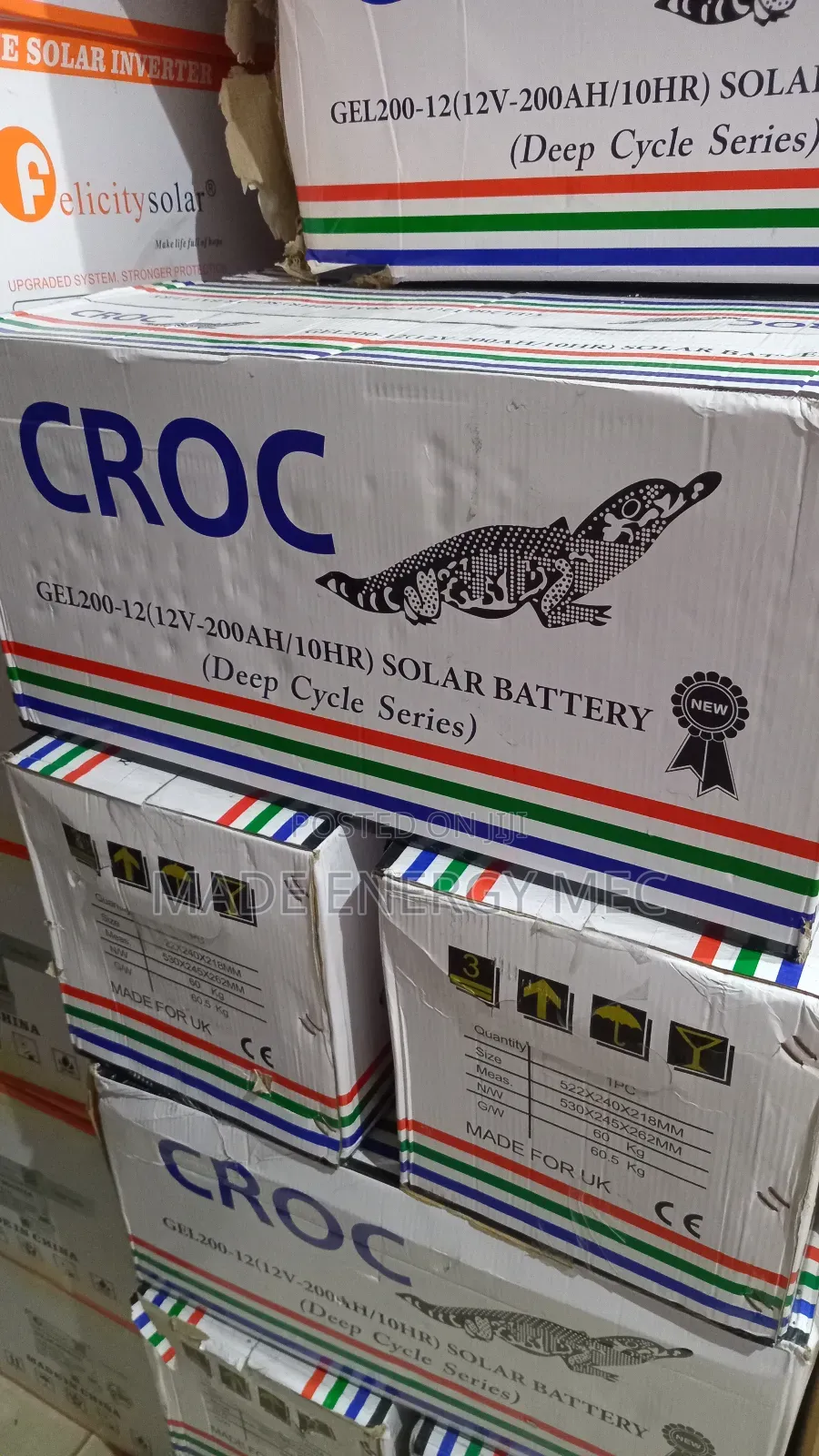 Croc Gel Battery 200ah