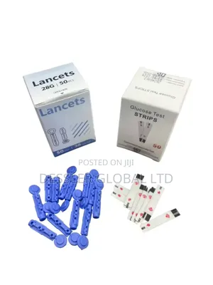 Blood Glucose Test Strips 50pcs Strips +50pcs Lancet Each