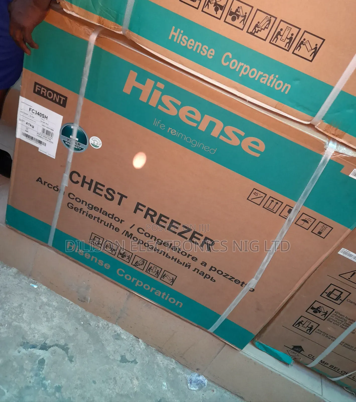 Fast Cooling Hisense Chest Freezer 250l