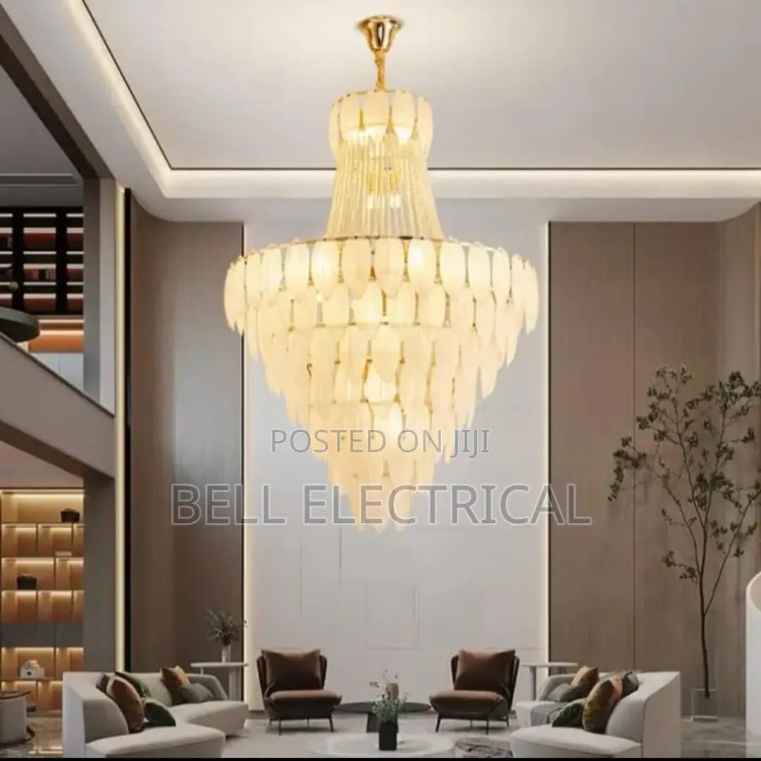 French Light Luxury Feather Chandelier