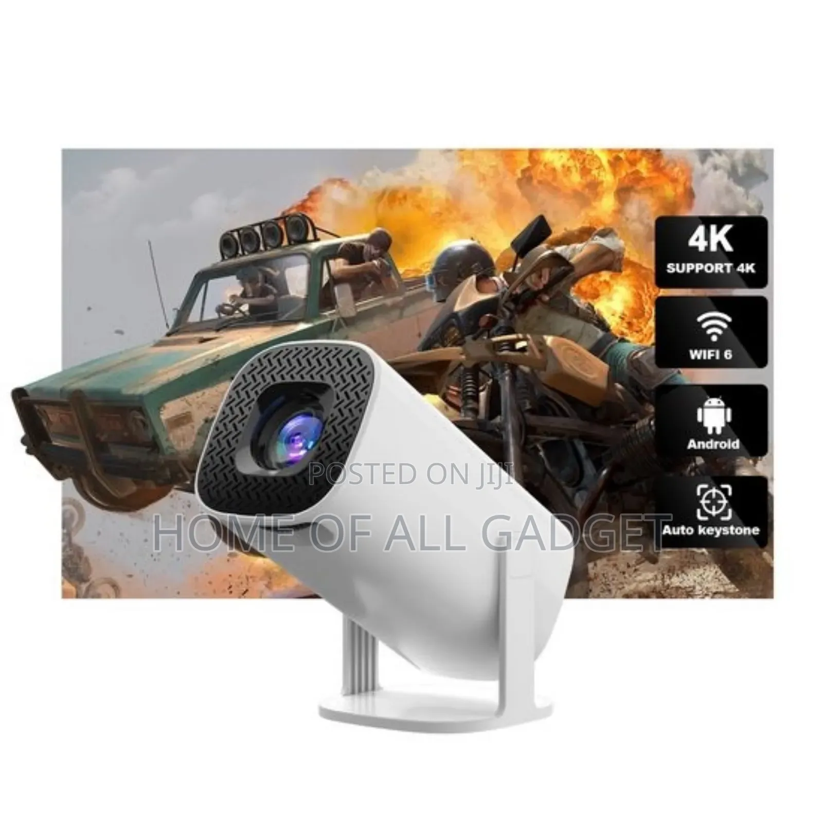 Smart Projector.Decoding Support Impressive Picture Quality,