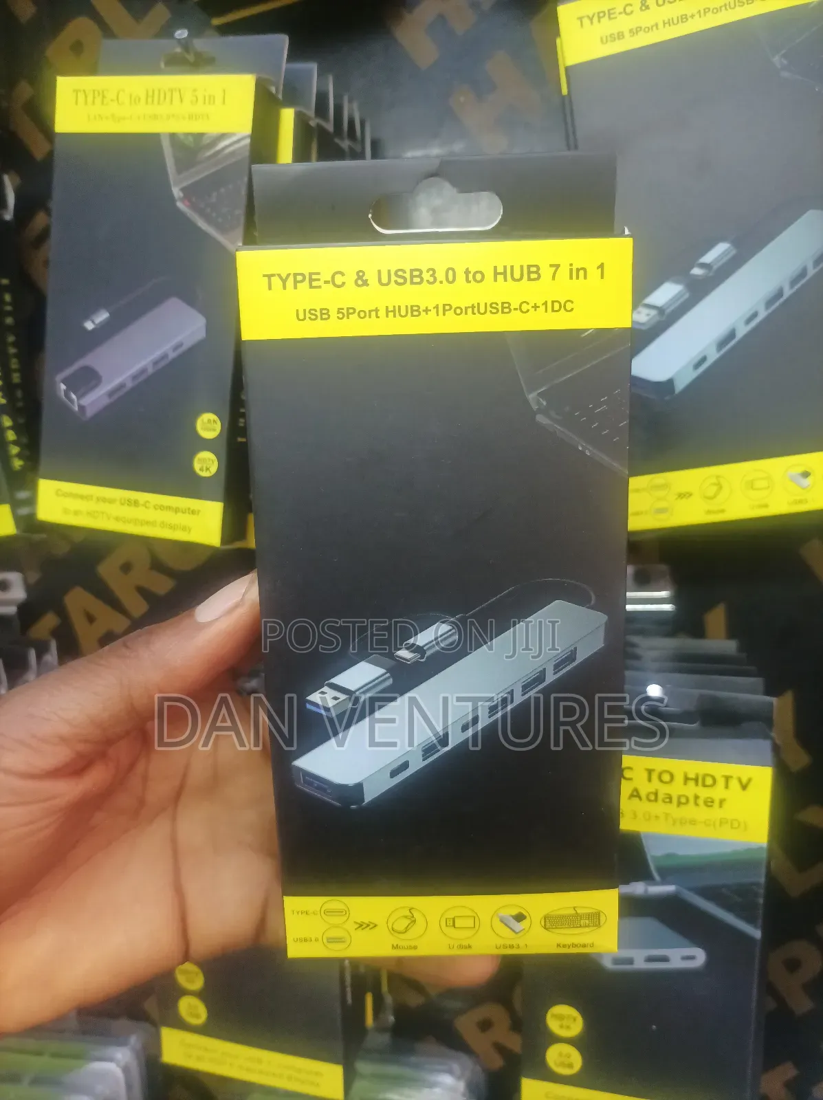 Type C Adapter Usb 3.0 to Hub 7 in 1
