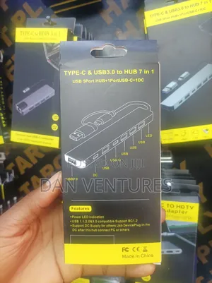 Type C Adapter Usb 3.0 to Hub 7 in 1
