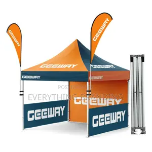Printed Gazebo Tent for Product Ads, Sampling Brand Activation