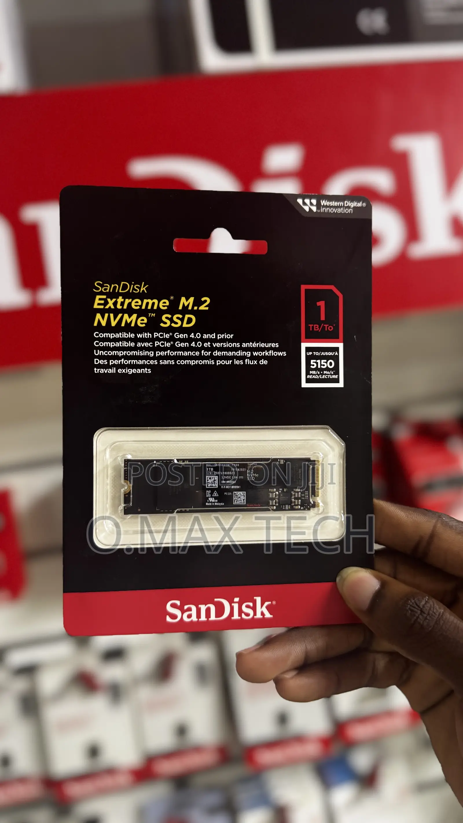 Sandisk Extreme M.2 Nvme Pcie Gen 4.0 Internal Ssd - 1tb