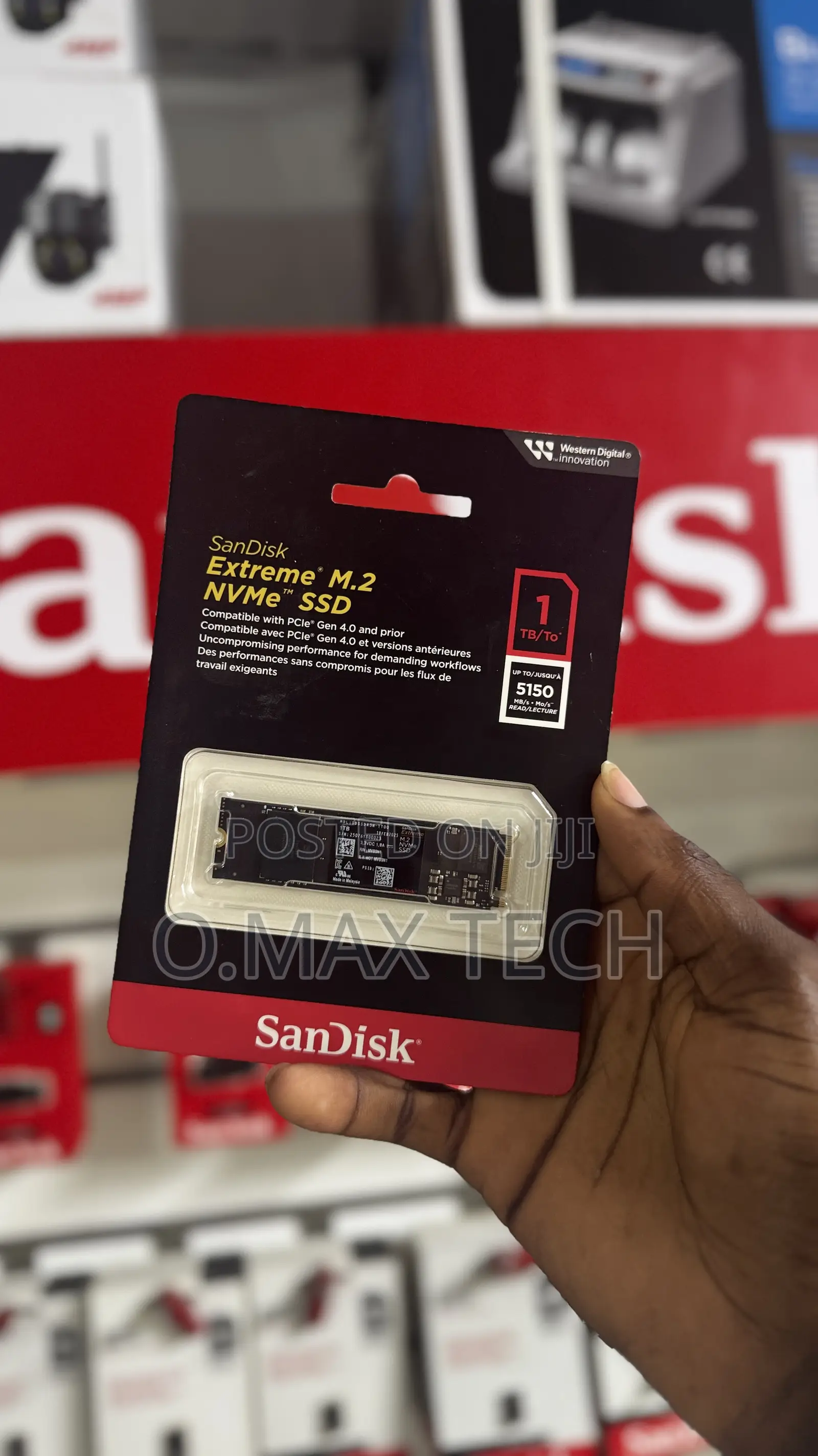 Sandisk Extreme M.2 Nvme Pcie Gen 4.0 Internal Ssd - 1tb