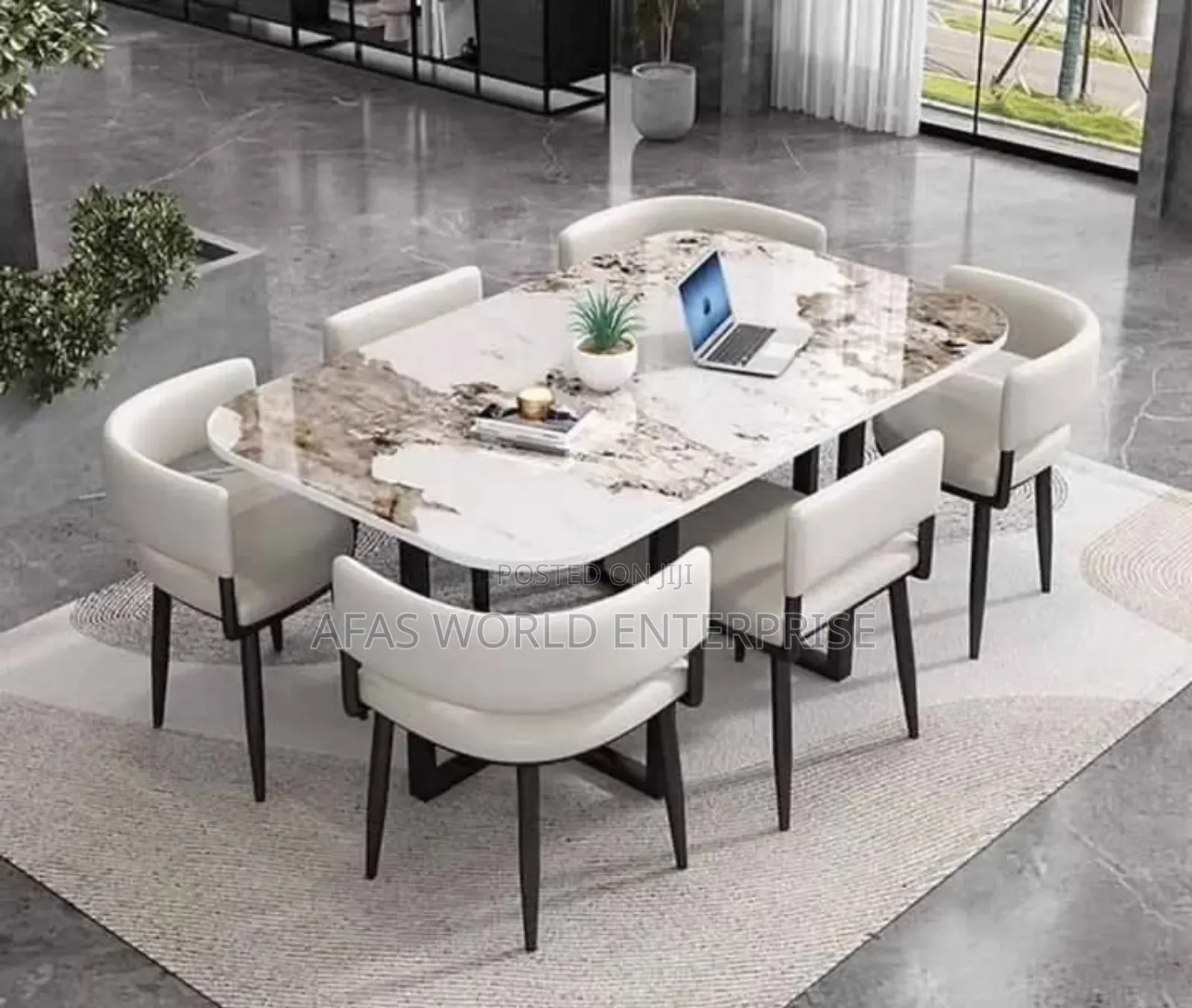 Marble Top Dinning Set