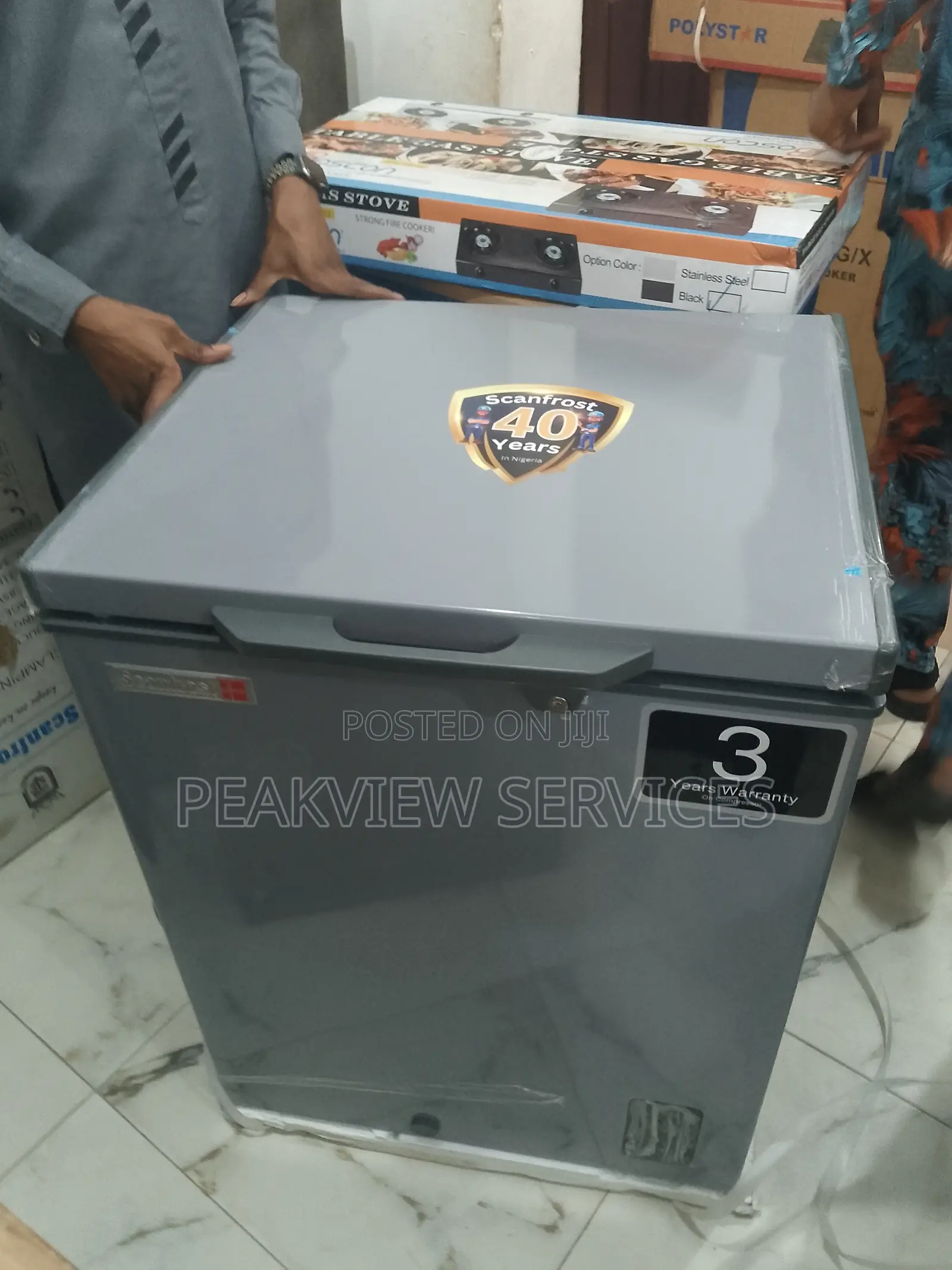 Quality Scanfrost 150l Chest Freezer With Anti-Rust Body