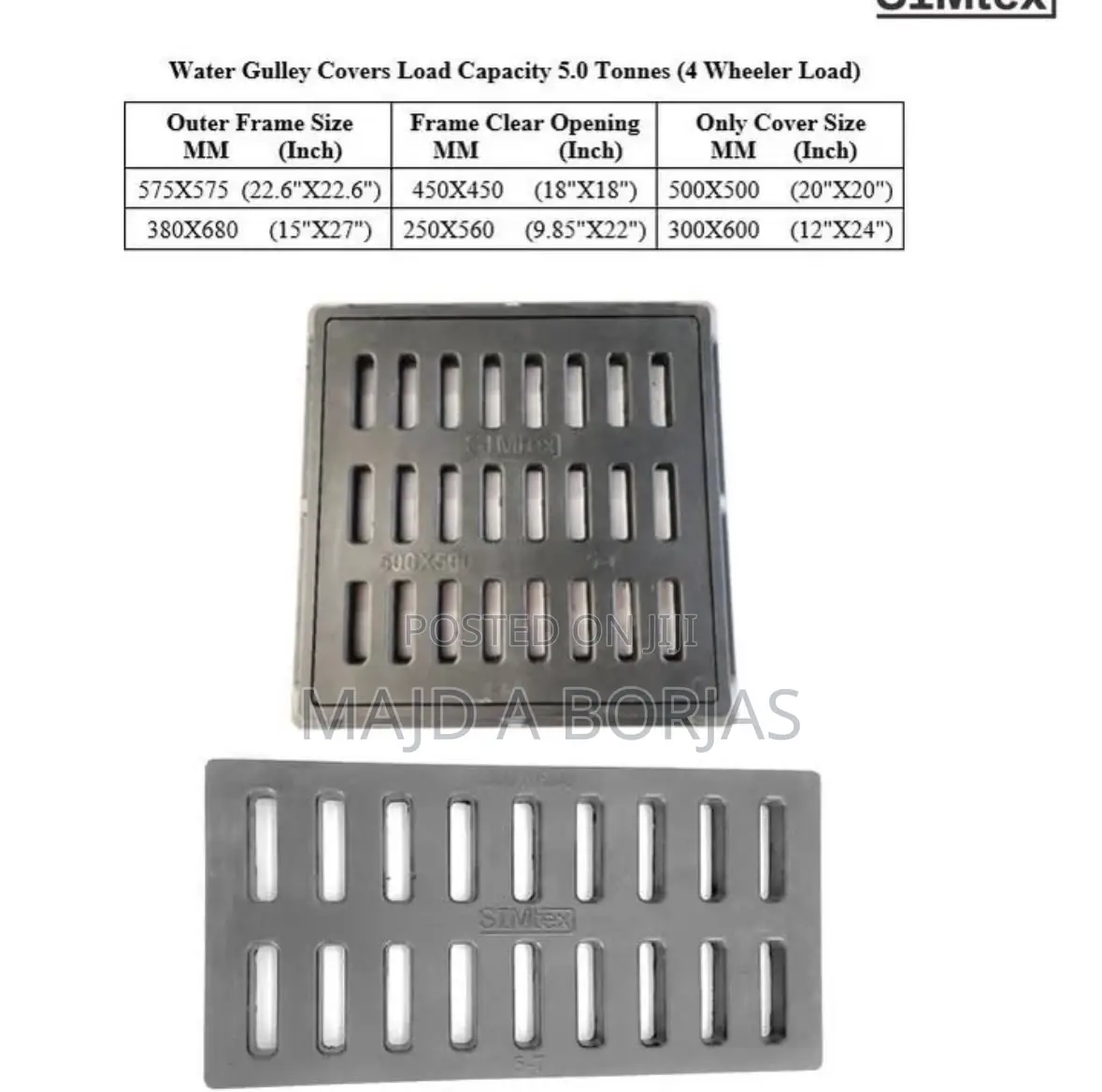 FRP/GRP Water Gully Cover