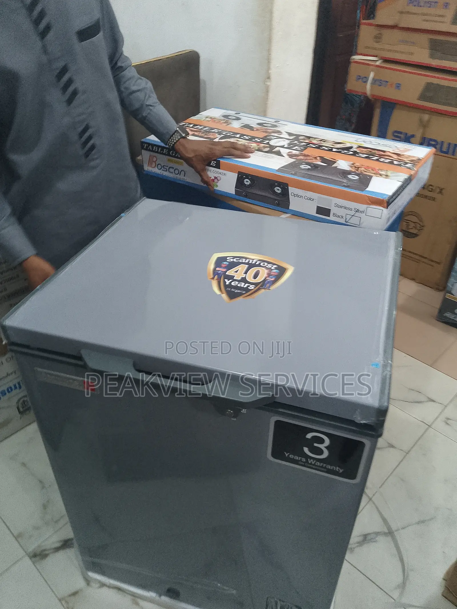 Fast Freezing Scanfrost Chest Freezer 150l for Quick Storage