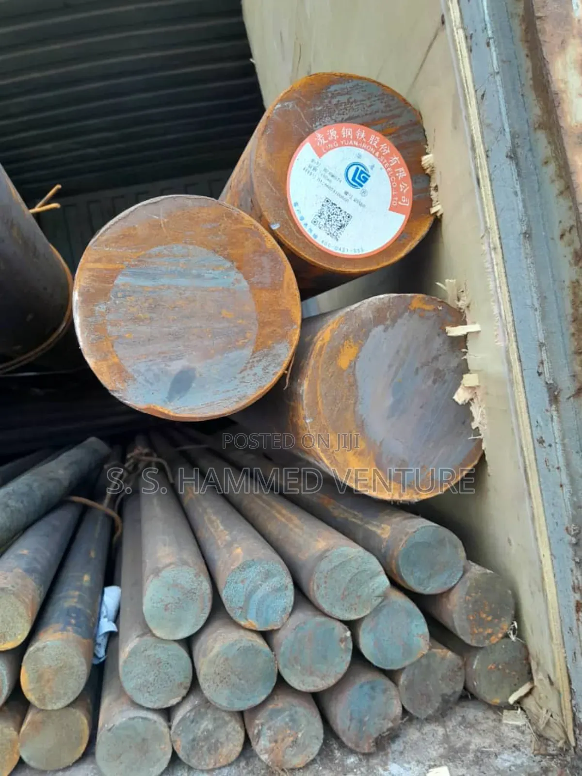 Mil Steel Plan Rod 130 Mm Standard Thickness by 6 Meters.