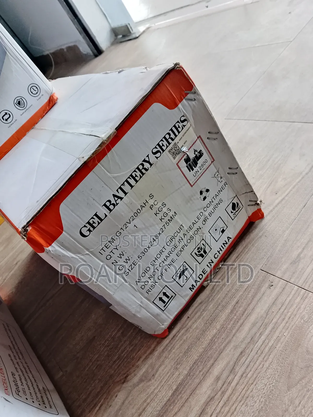 Felicity 200ah Gel Battery