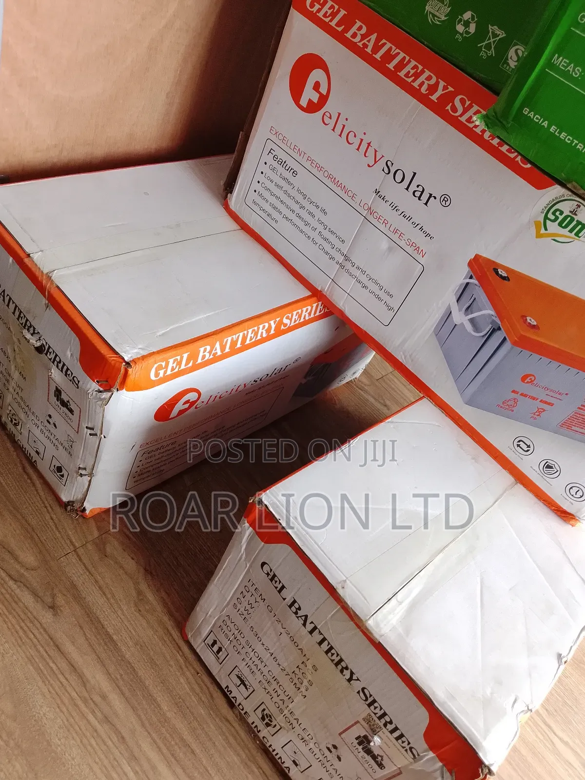 Felicity 200ah Gel Battery