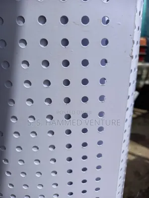White Perforated Plates 1 Meters Heights by 2 Meters Length