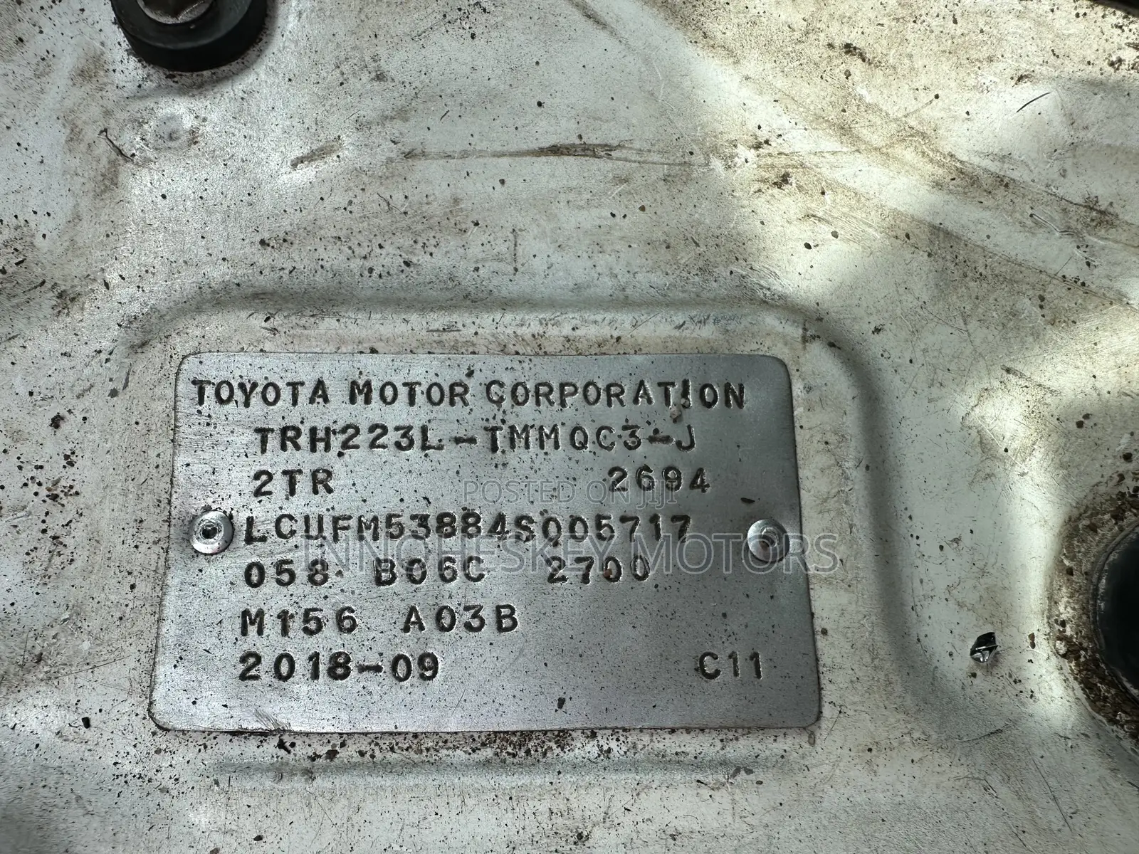 Toyota HiAce 2018 White