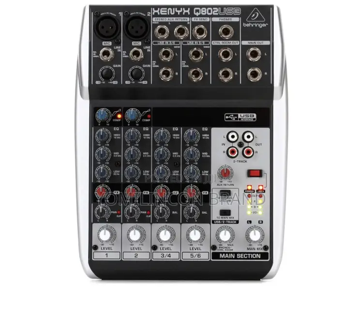 Behringer Q802usb Premium 8-Input 2-Bus Mixer for sale - Yomilincon ...