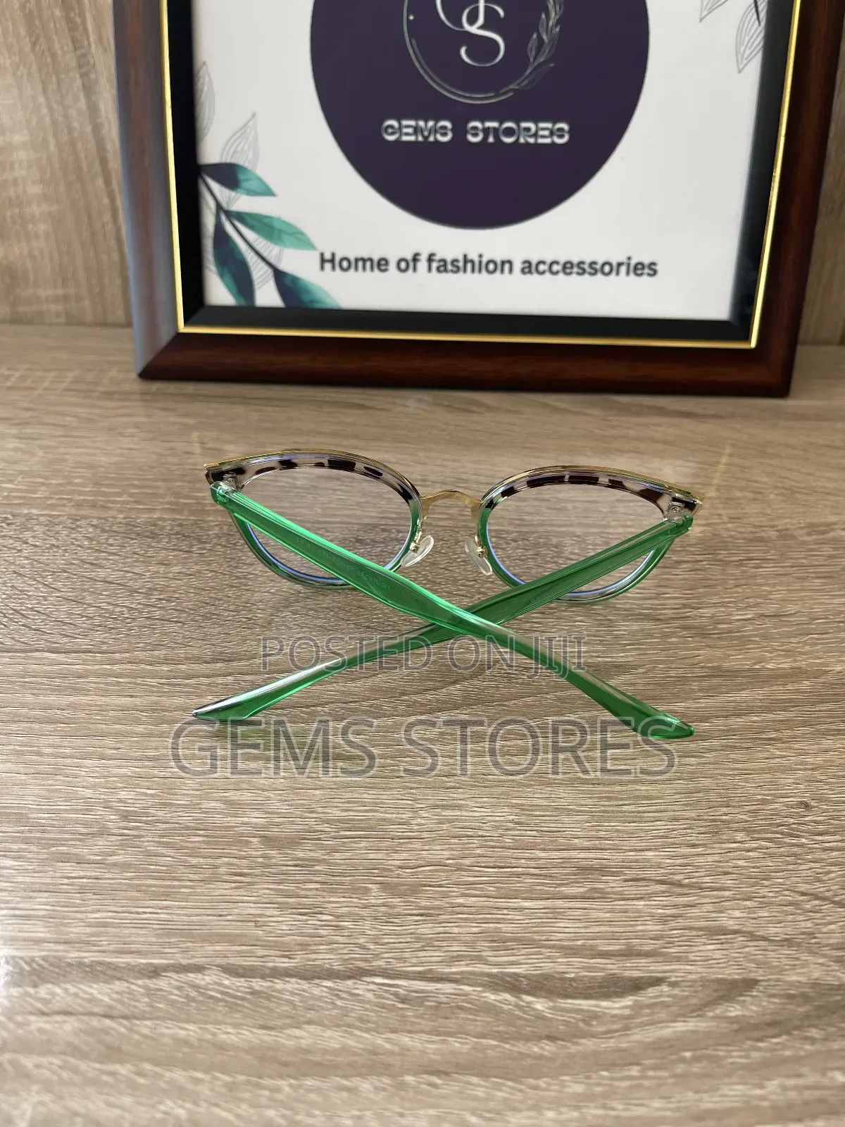 Chic Leopard Print Green Frame Glasses - Stylish Readers